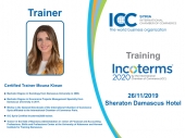 ICC Syria Certified Trainer Mouna Kiwan Profile